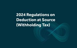 2024 Regulations on Deduction at Source (Withholding Tax)